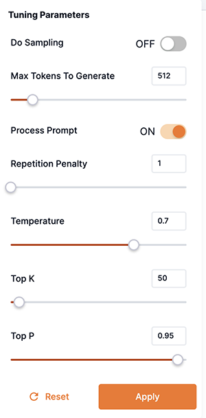 Tuning Parameters