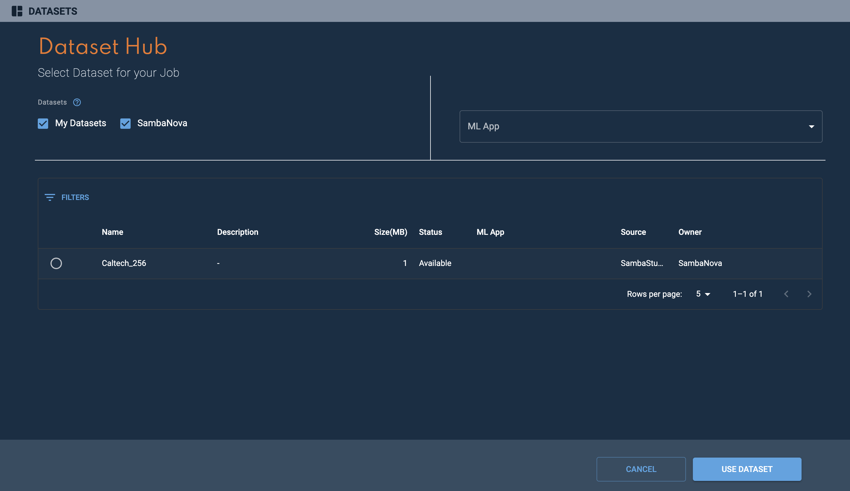 Dataset Hub